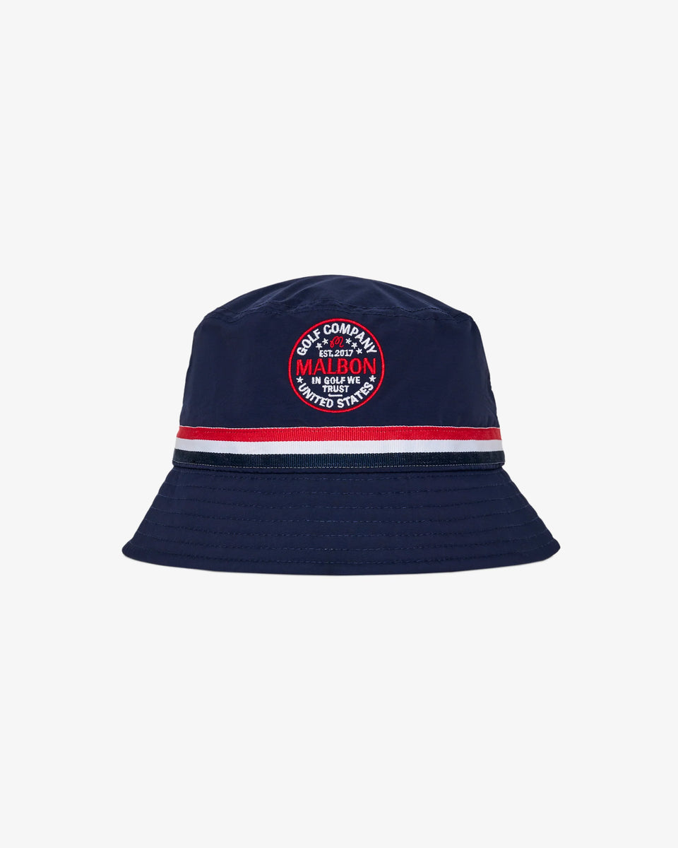 In Golf We Trust Nylon Bucket Hat - Navy – The Waiting Room
