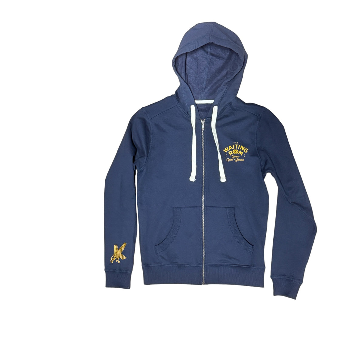 TWR Full Zip Hoodie - Navy Blue – The Waiting Room
