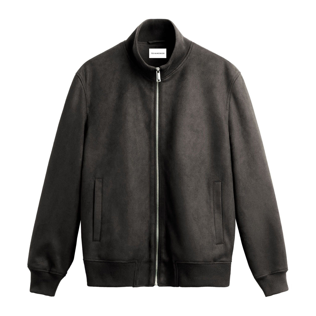 Dylan Suede Jacket - Dark Taupe – The Waiting Room